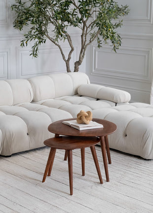 8' X 11' Cream and Beige Abstract Non Skid Area Rug-4