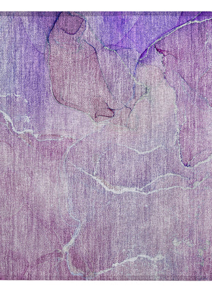 2' X 3' Purple Abstract Washable Non Skid Indoor Outdoor Area Rug-1