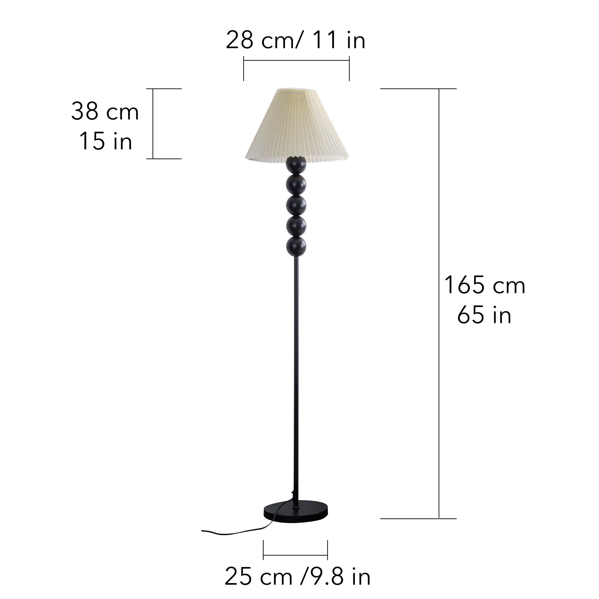  Wood Large Floor Lamp 