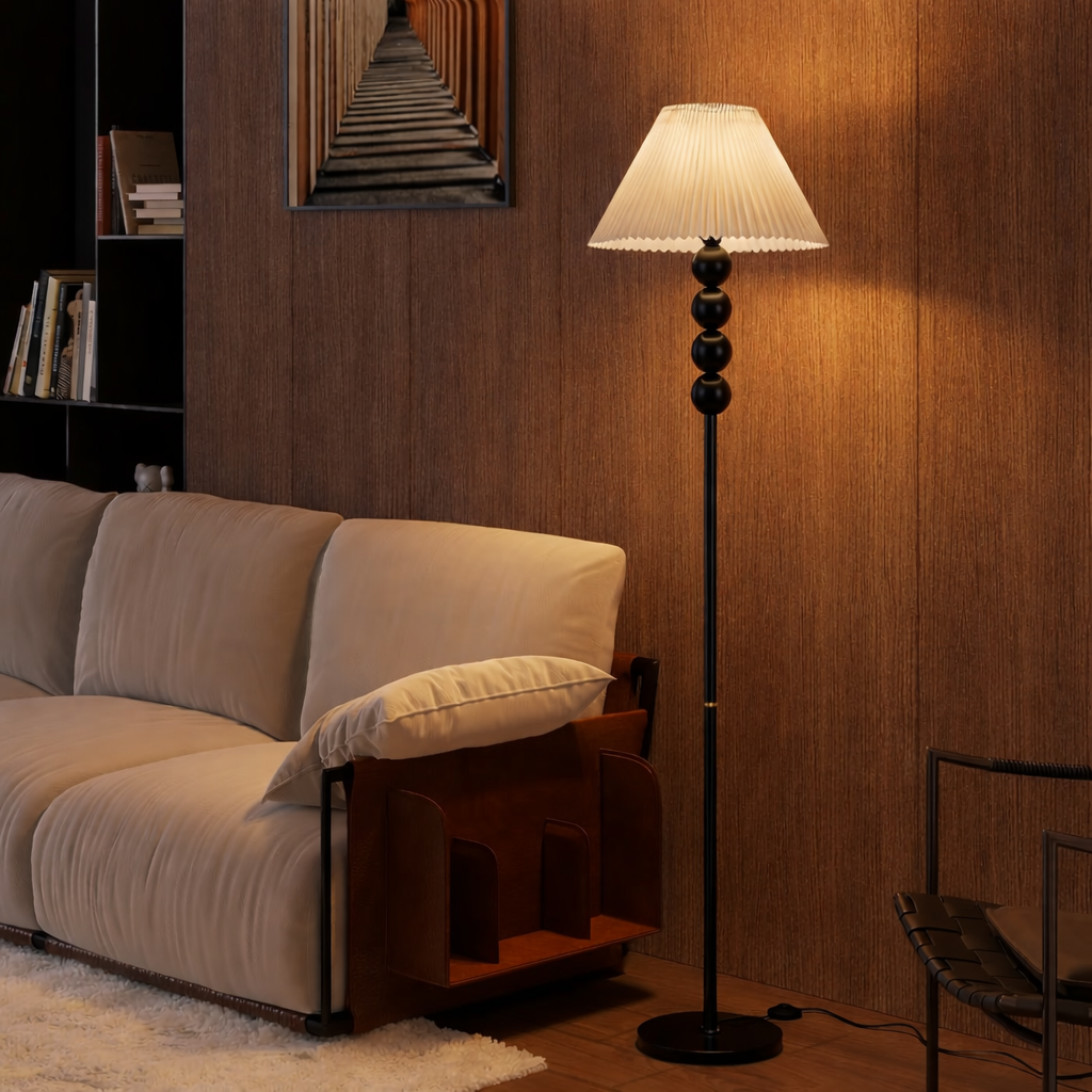  Wood Large Floor Lamp 