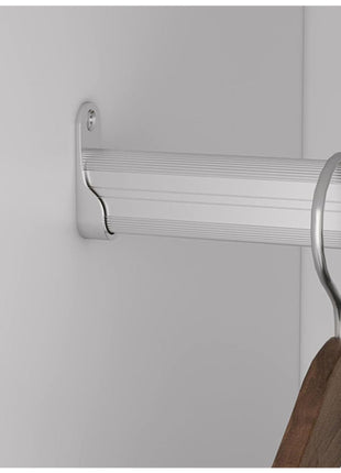 Walk in Closet Organizers and Storage, DIY Closet Organizer System with 6 Drawers,Clothing Racks for Hanging Clothes with Closet Shelves Wall Mounted,White