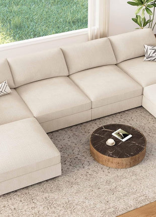 Modular Sectional Sofa with Storage Chaise