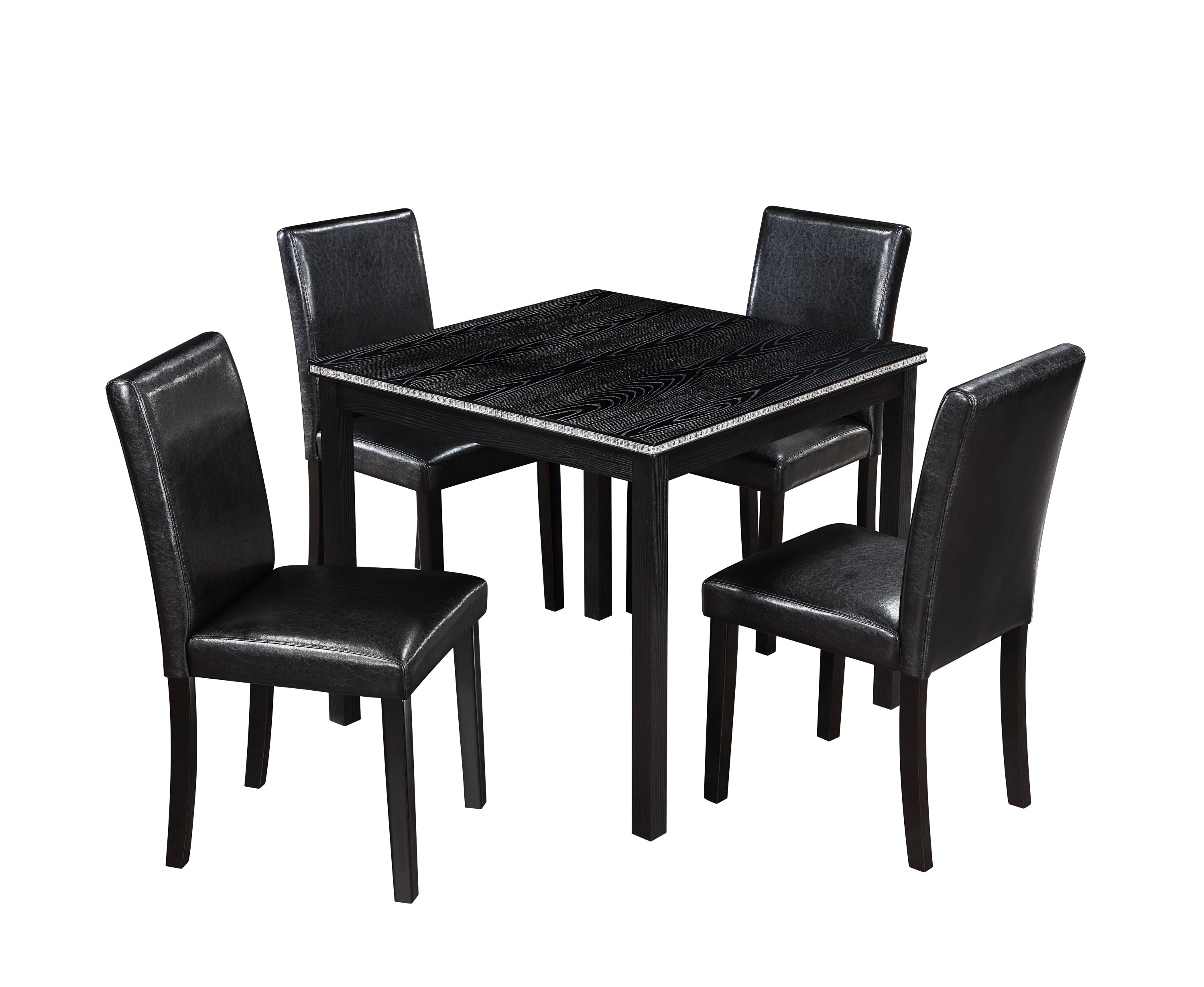 5 Piece Wooden Dining Table Set-0