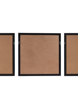 Framed Rice Paper Palm Leaves 3-piece Shadowbox Wall Decor-4
