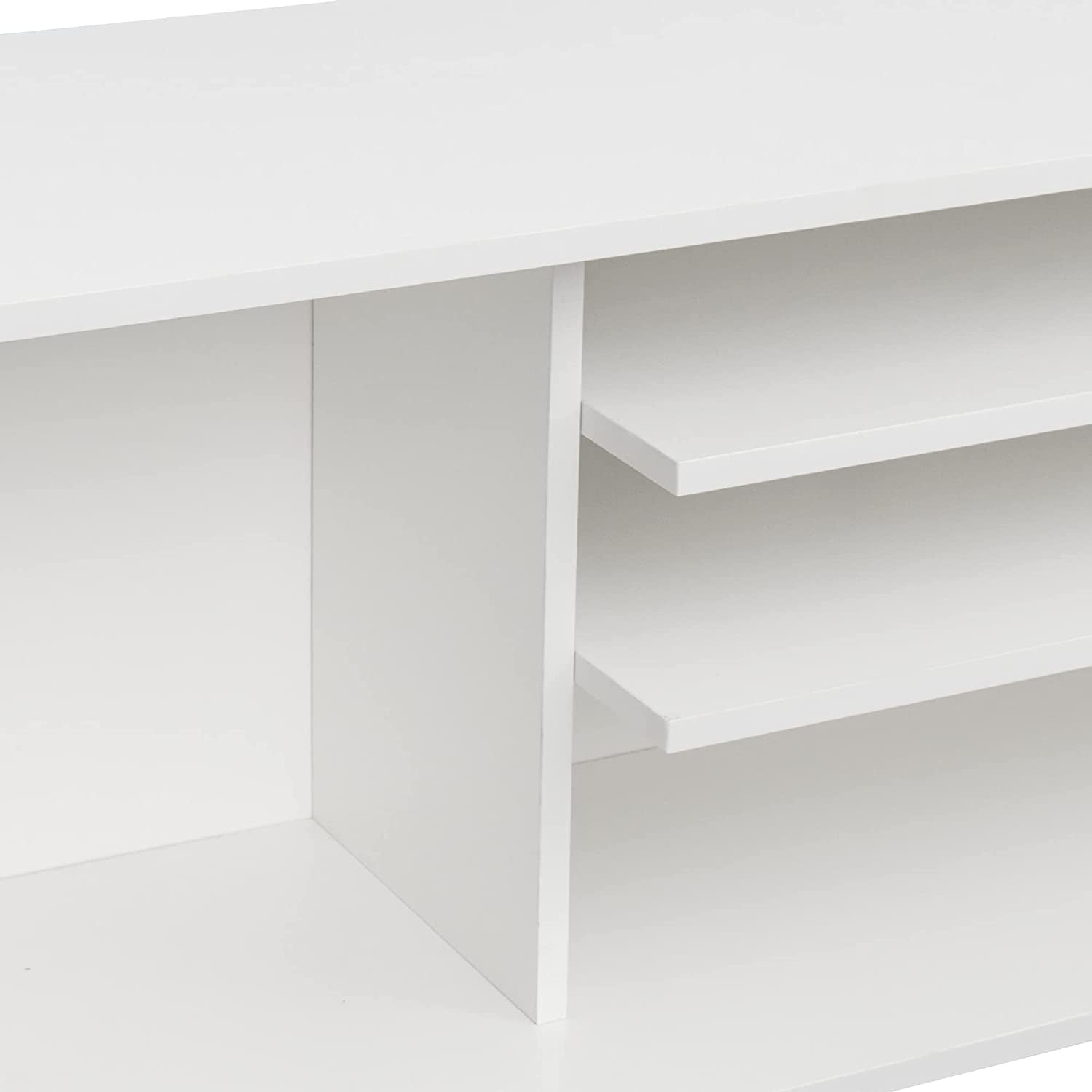 Farmhouse TV Stand for 65 Inch TVs With Storage Cabinet