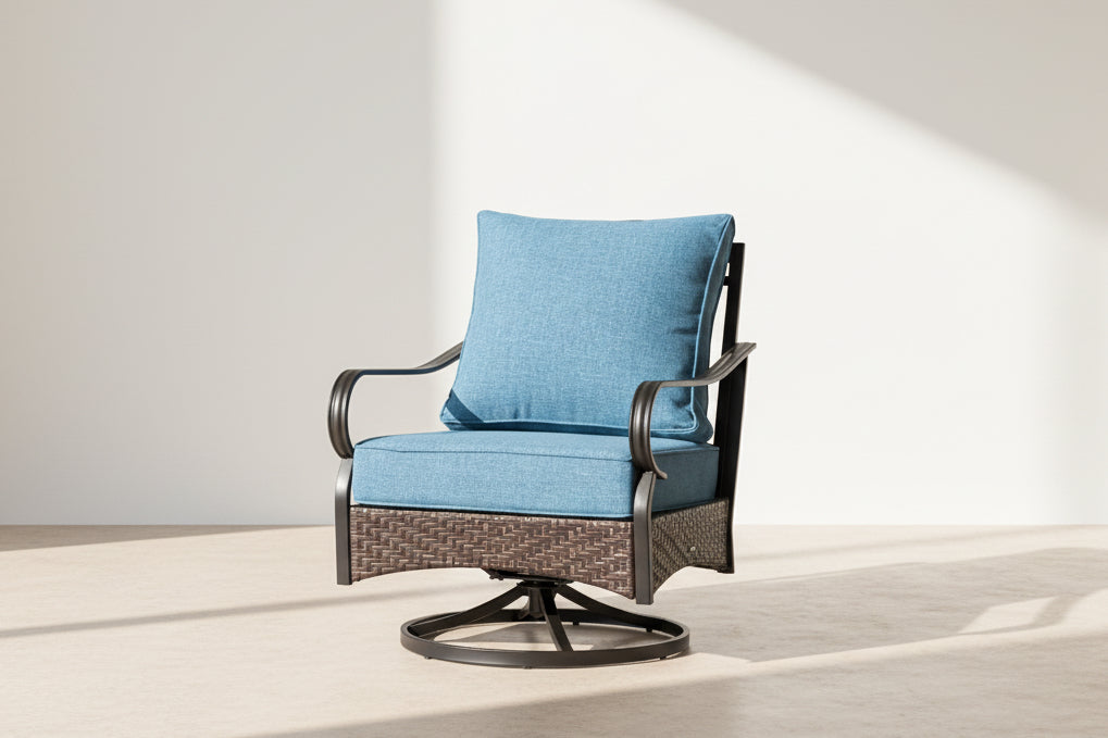 Stylish Outdoor Patio Furniture Set with Thick Cushions-2