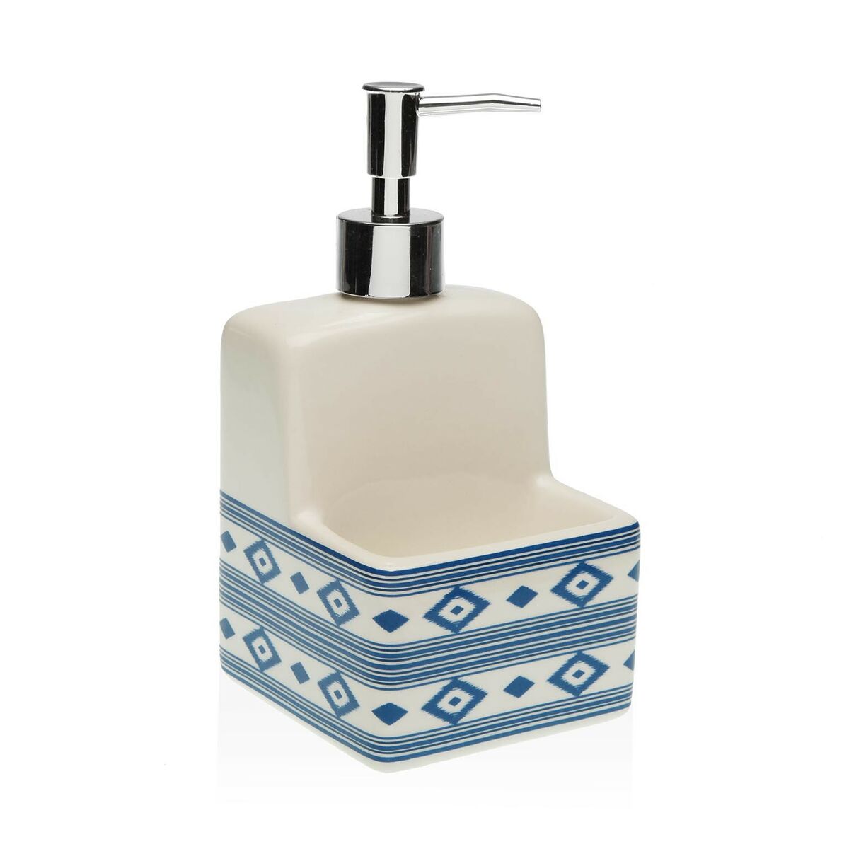 Soap Dispenser Versa Manacor Blue Ceramic Dolomite-0