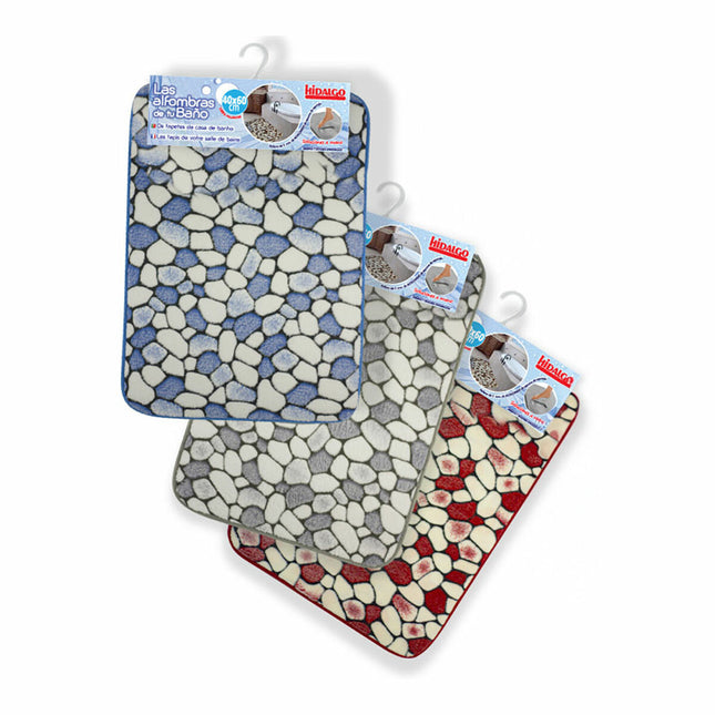 Bath rug Hidalgo Stone 40 x 60 cm-0