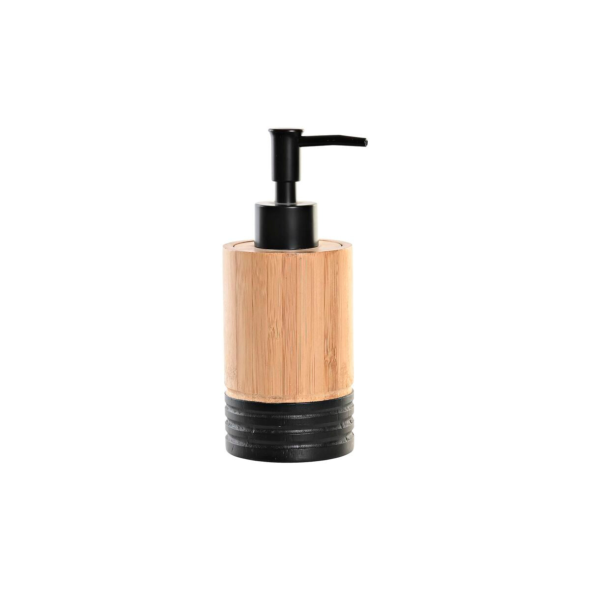 Soap Dispenser DKD Home Decor Black Natural Bamboo polypropylene-0