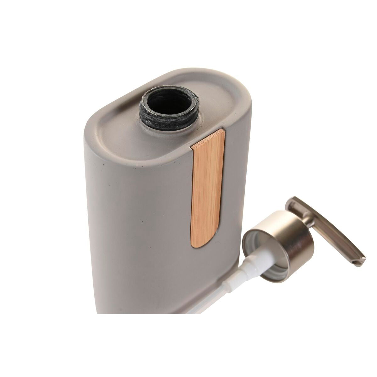 Soap Dispenser DKD Home Decor Natural Grey Orange Cement-1