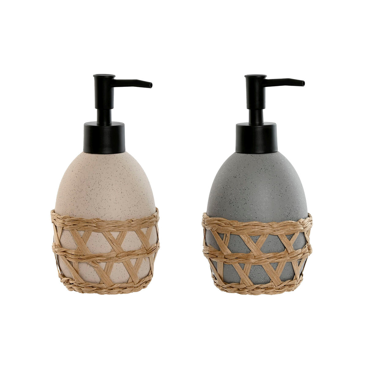 Soap Dispenser Home ESPRIT Grey Cream Dolomite (2 Units)-0