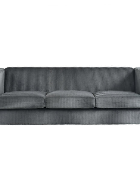 BEIGE  3 SEATER SOFA,GRAY COLOR