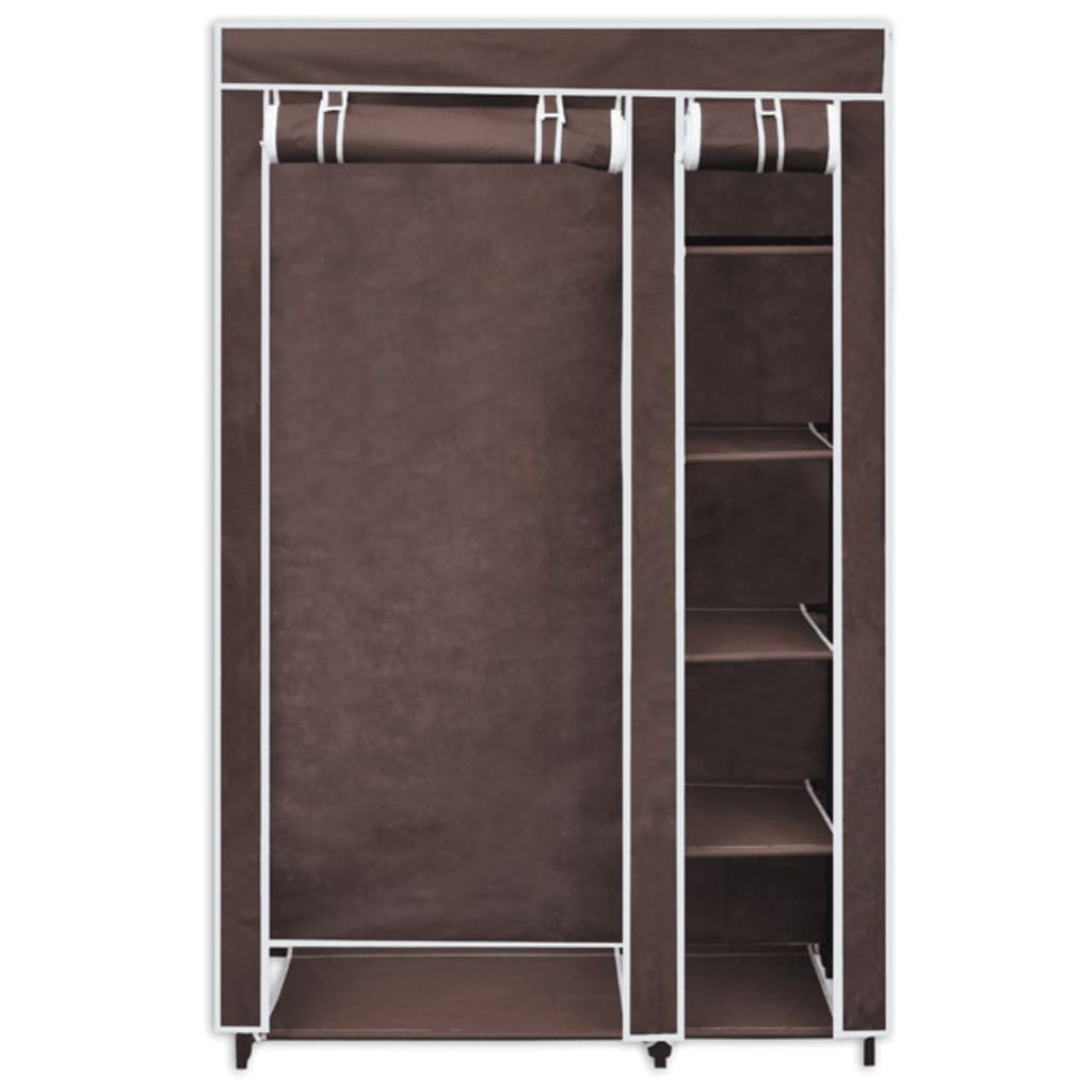 vidaXL Folding Wardrobe Clothes Rack Storage Home Organizer