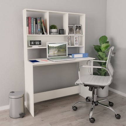vidaXL Desk Computer Desk Workstation Table for Living Room Engineered Wood-13