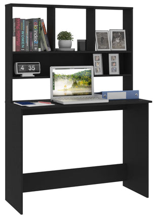 vidaXL Desk Computer Desk Workstation Table for Living Room Engineered Wood-3