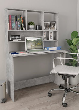 vidaXL Desk Computer Desk Workstation Table for Living Room Engineered Wood-6