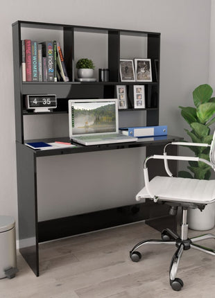 vidaXL Desk Computer Desk Workstation Table for Living Room Engineered Wood-8