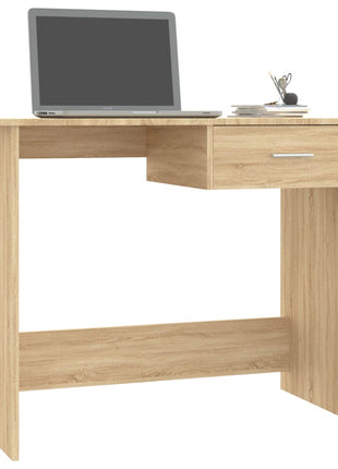 vidaXL Desk Computer Desk Workstation Table Workstation Table Engineered Wood-3