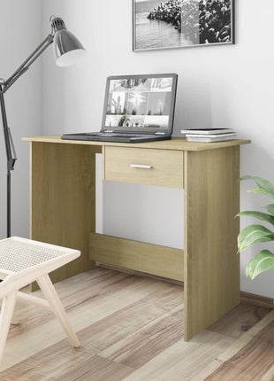 vidaXL Desk Computer Desk Workstation Table Workstation Table Engineered Wood-8