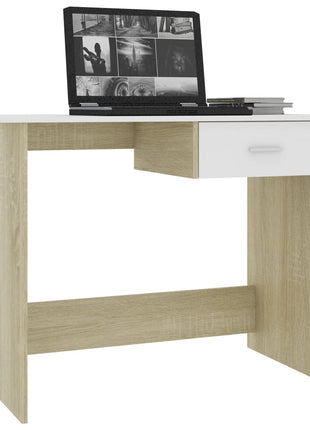 vidaXL Desk Computer Desk Workstation Table Workstation Table Engineered Wood-1