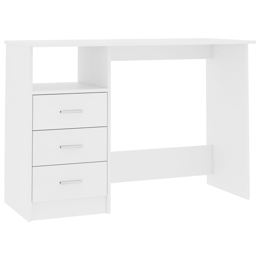 vidaXL Desk Computer Desk Workstation Table Workstation Table Engineered Wood-2