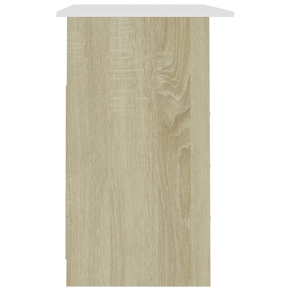 vidaXL Desk Computer Desk Workstation Table Workstation Table Engineered Wood-1