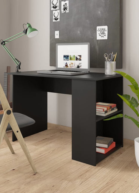 vidaXL Desk Computer Desk Workstation Table Workstation Table Engineered Wood-5
