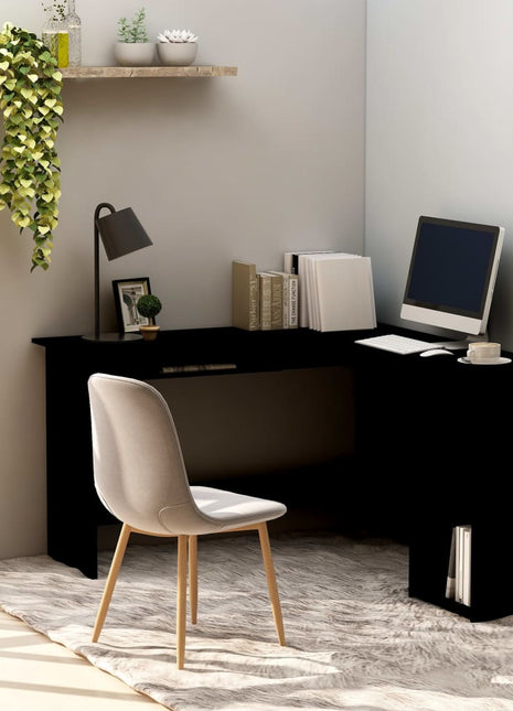 vidaXL Corner Desk L-Shaped Computer Desk Workstation Table Engineered Wood-5