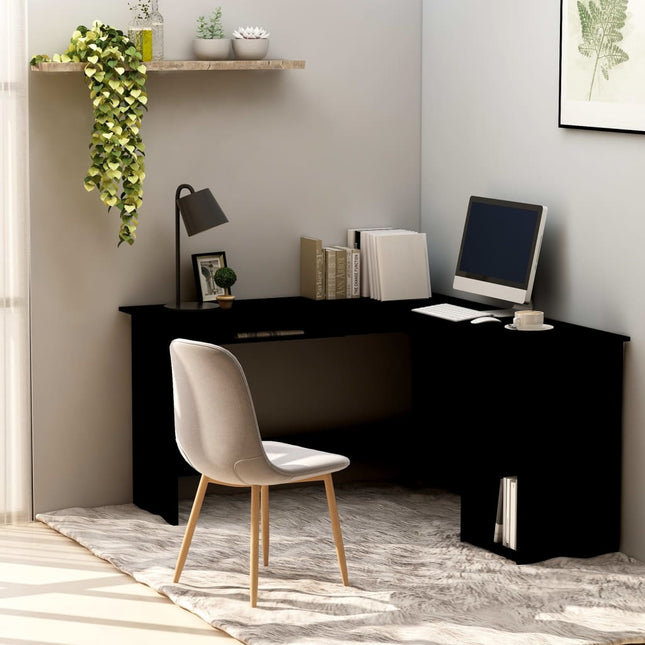 vidaXL Corner Desk L-Shaped Computer Desk Workstation Table Engineered Wood-5