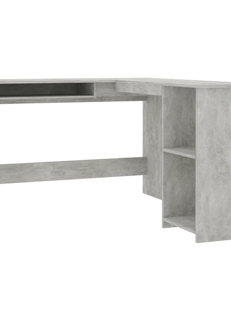 vidaXL Corner Desk L-Shaped Computer Desk Workstation Table Engineered Wood-0