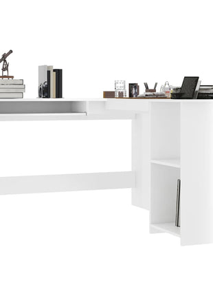 vidaXL Corner Desk L-Shaped Computer Desk Workstation Table Engineered Wood-1
