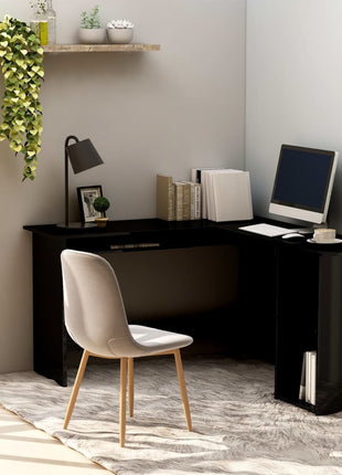 vidaXL Corner Desk L-Shaped Computer Desk Workstation Table Engineered Wood-8