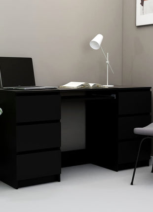 vidaXL Writing Desk Computer Desk Laptop Table Workstation Engineered Wood-5