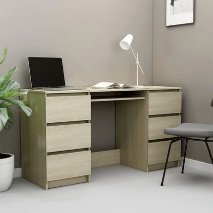 vidaXL Writing Desk Computer Desk Laptop Table Workstation Engineered Wood-11