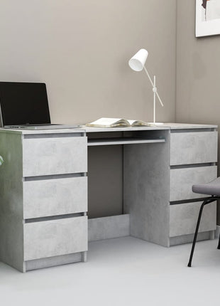 vidaXL Writing Desk Computer Desk Laptop Table Workstation Engineered Wood-6
