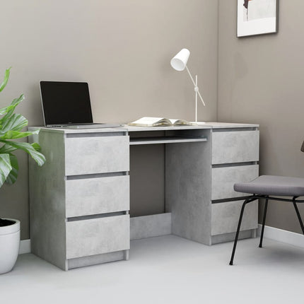 vidaXL Writing Desk Computer Desk Laptop Table Workstation Engineered Wood-6