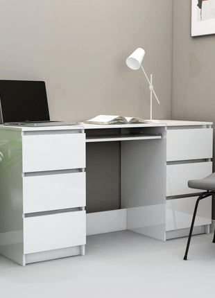 vidaXL Writing Desk Computer Desk Laptop Table Workstation Engineered Wood-10