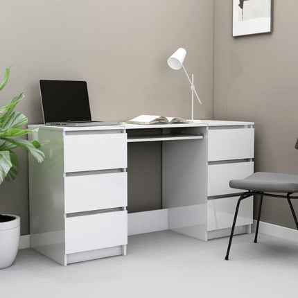 vidaXL Writing Desk Computer Desk Laptop Table Workstation Engineered Wood-10