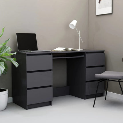 vidaXL Writing Desk Computer Desk Laptop Table Workstation Engineered Wood-9