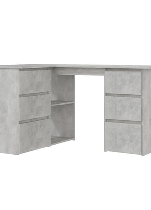 vidaXL Corner Desk Computer Desk Workstation Table Workstation Engineered Wood-1