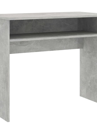 vidaXL Desk Computer Desk Standing Office Desk with Shelf Engineered Wood-0