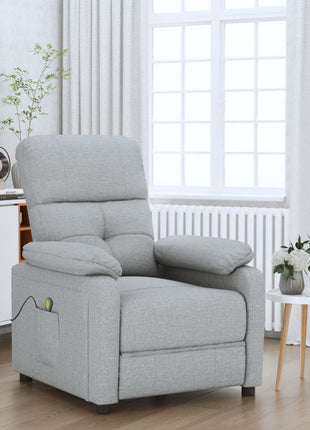 vidaXL Massage Chair Leisure Adjustable Chair for Home Theater Cinema Fabric-10