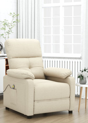 vidaXL Massage Chair Leisure Adjustable Chair for Home Theater Cinema Fabric-7