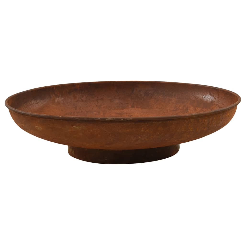 vidaXL Fire Pit Fireplace Outdoor Patio Heater Garden Furnace Fire Bowl Steel-0