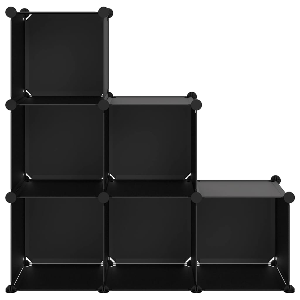 vidaXL Storage Cube Organizer with Cubes Stackable Organizer Modular Shelf PP