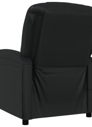 vidaXL Massage Chair Black Faux Leather-3