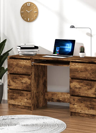 vidaXL Writing Desk Computer Desk Laptop Table Workstation Engineered Wood-14