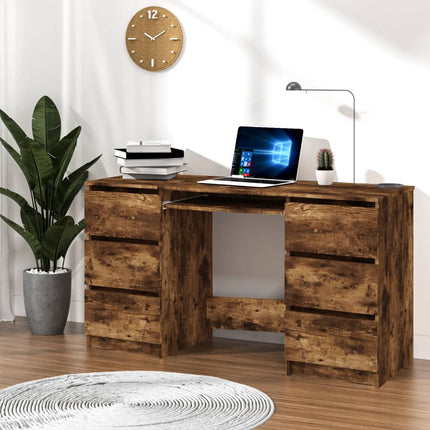 vidaXL Writing Desk Computer Desk Laptop Table Workstation Engineered Wood-14