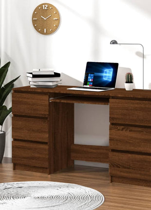 vidaXL Writing Desk Computer Desk Laptop Table Workstation Engineered Wood-15