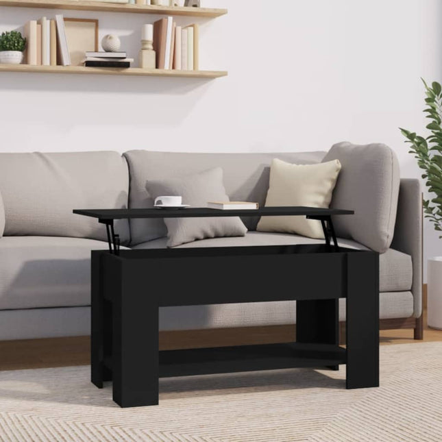 vidaXL Coffee Table Lift Top End Table Accent Side Sofa Table Engineered Wood